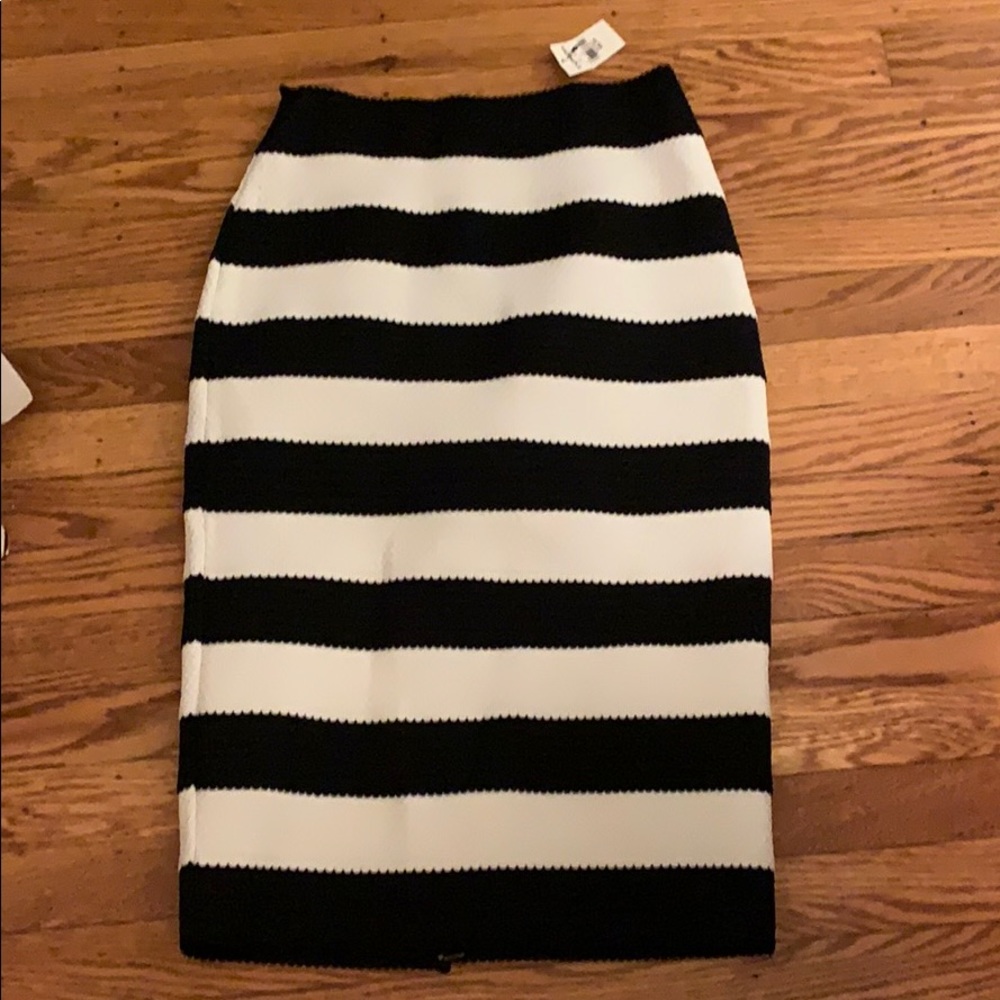 Black and white skirt